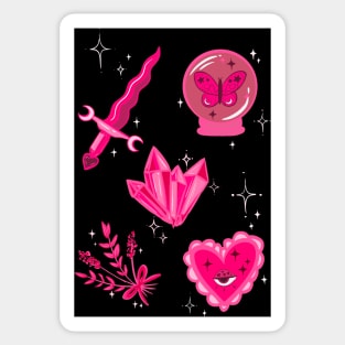 Pink collage Sticker